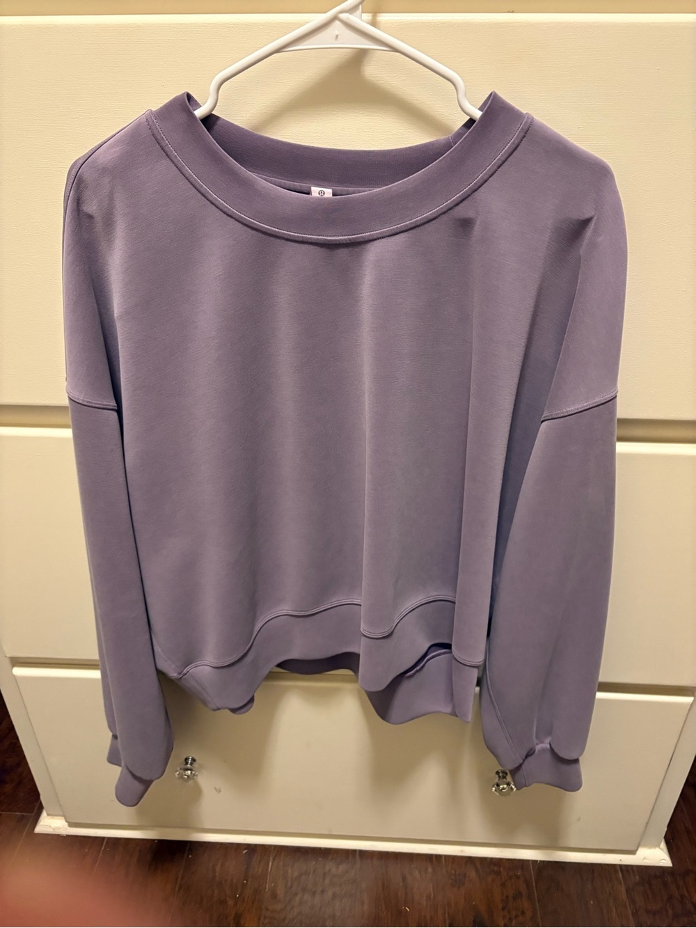 lululemon athletica Lavender Cropped Crewneck Sweatshirt
